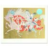 Image 1 : Guillaume Azoulay, "It Takes Two" Limited Edition Serigraph with Hand Laid Gold Leaf, Numbered and H