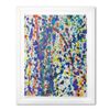 Image 1 : Wyland, "Abstract 53" Framed Original Watercolor Painting, Hand Signed with Letter of Authenticity.