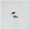Image 2 : Steve Kaufman (1960-2010) "Jesus Peace (State 2)" Hand Signed and Numbered Limited Edition Hand Pull