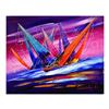 Image 1 : Natalia Sinkovsky, Hand Signed Original Acrylic Painting on Canvas with Letter Authenticity.