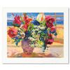 Image 1 : S. Burkett Kaiser, "Bouquet with Pansies & Daises" Limited Edition, Numbered and Hand Signed with Le