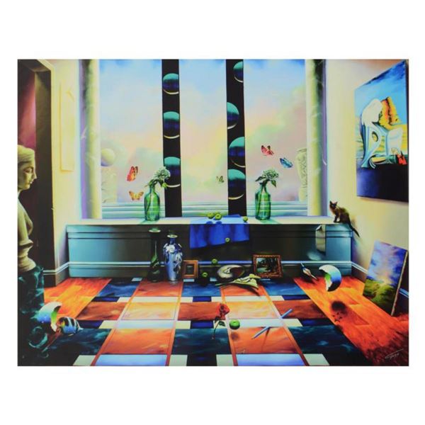 Ferjo, "Mystic View" Limited Edition on Canvas, Numbered and Signed with Letter of Authenticity.