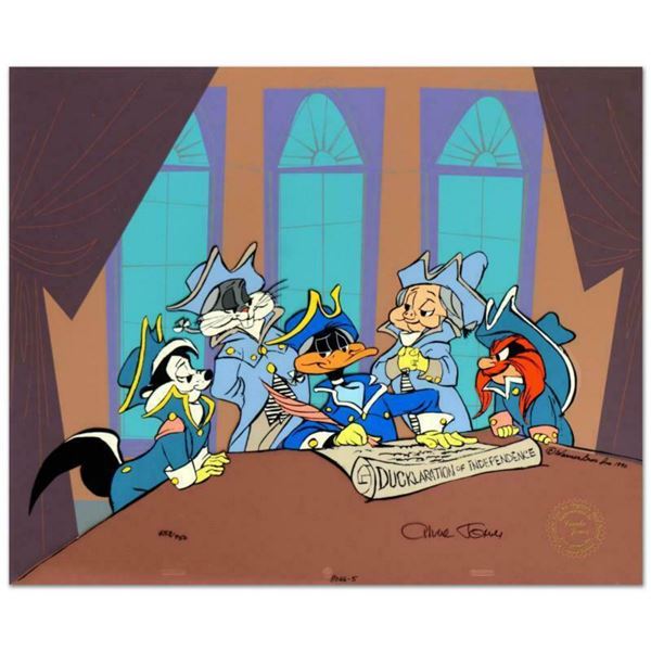 Chuck Jones (1912-2002), "Ducklaration of Independence" Limited Edition Animation Cel with Hand Pain