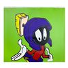 Image 1 : Steve Kaufman (1960-2010) "Marvin Martian" Hand Signed and Numbered Limited Edition Hand Pulled silk