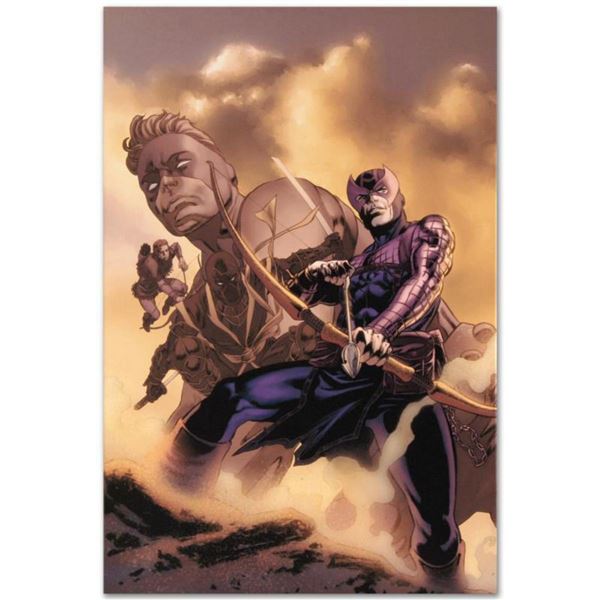 Marvel Comics "Hawkeye: Blindside #4" Numbered Limited Edition Giclee on Canvas by Mike Perkins with