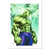 Image 1 : Stan Lee Signed, "Hulk #7" Numbered Marvel Comics Limited Edition Canvas by Michael Turner (1971-200