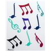 Image 2 : Patricia Govezensky- Original Collage Painting "Music Notes"
