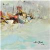 Image 2 : Mani, Original Oil Painting (30" x 30") on Canvas, Hand Signed with Letter of Authenticity.