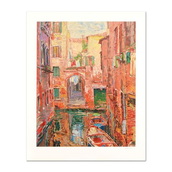 Marco Sassone, "Rio Secundo" Limited Edition Serigraph, Numbered and Hand Signed with Letter of Auth