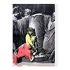 Image 1 : Steve Kaufman (1960-2010) "Jesus in Thorns State 1" Hand Signed and Numbered Limited Edition Hand Pu