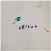 Image 2 : Steve Kaufman (1960-2010) "Jesus in Thorns State 1" Hand Signed and Numbered Limited Edition Hand Pu
