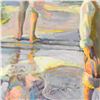 Image 2 : Don Hatfield, "Frolicking at the Seashore" Limited Edition Serigraph on Canvas, Numbered and Hand Si