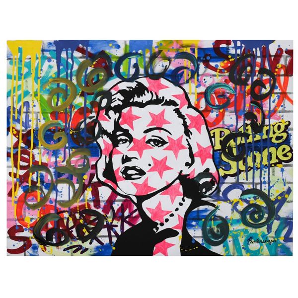 Nastya Rovenskaya- Mixed Media "Starface"