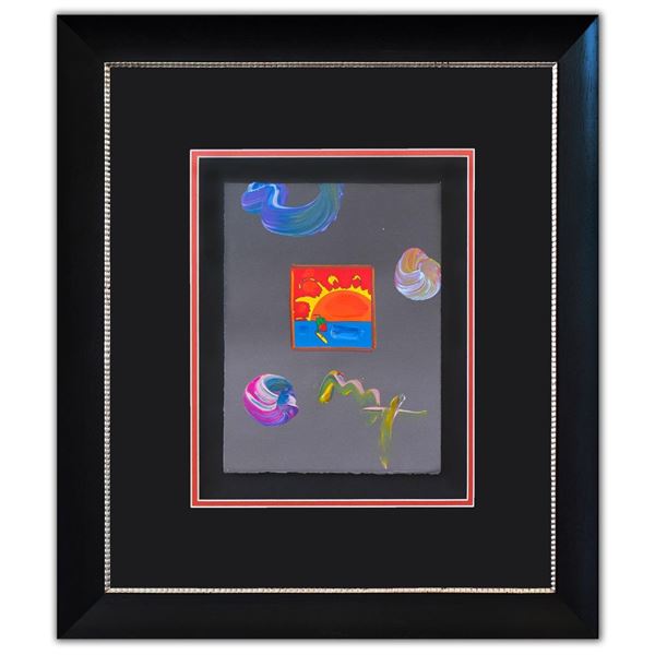 Peter Max- Original Mixed Media  Sunrise Sail 2006 Ver. I #97 