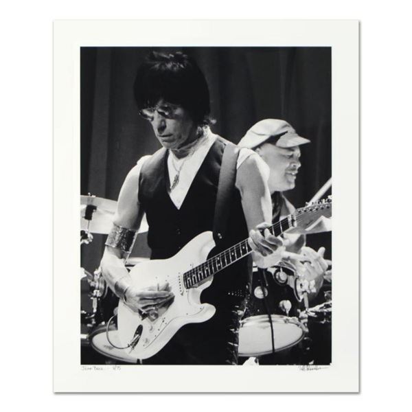 Rob Shanahan,  Jeff Beck  Hand Signed Limited Edition Giclee with Certificate of Authenticity.