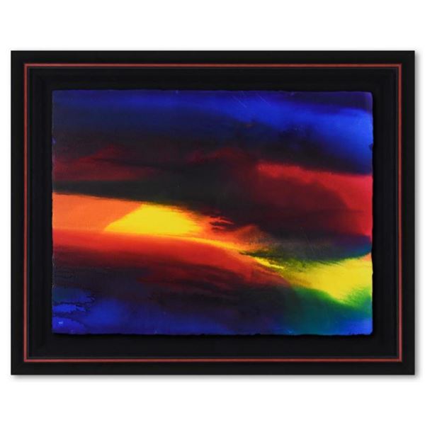Wyland,  Color Theory 6  Framed Original Watercolor Painting Hand Signed with Letter of Authenticity