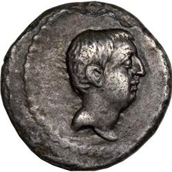 Ancients Roman L. Livineius Regulus. 42 B.C. AR