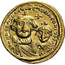 Ancients Byzantine Heraclius, with Heraclius