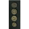 Image 1 : Ancients Lot of four Potin tetradrachms from