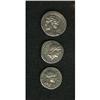Image 1 : Ancients Lot of three Republican denarii.