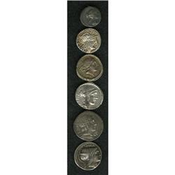 Ancients Lot of six Republican silver coins. All