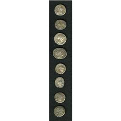 Ancients Lot of eight Republican silver coins.
