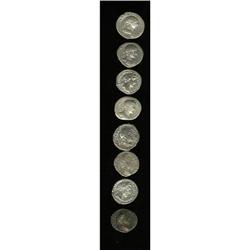 Ancients Lot of eight Roman Imperial denarii.