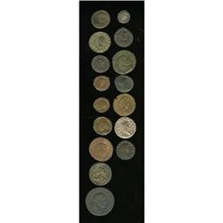 Ancients Lot of sixteen late Roman Imperial