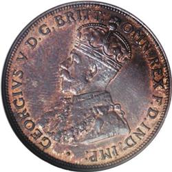 Australia George V Penny 1916-I, KM23, MS64