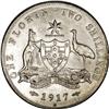 Image 2 : Australia George V Florin/Two Shillings 1917M,