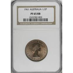 Australia Elizabeth II Halfpenny 1961, KM61,