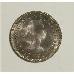 Australia Elizabeth II Sixpence 1953, KM52,