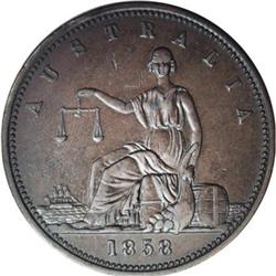 Australia Token Adelaide 1858, KM-Tn86, Harrold