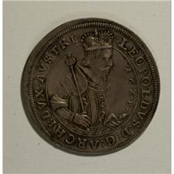 Austria Archduke Leopold Taler 1628/6 Hall,