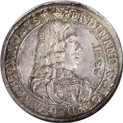 Austria Archduke Ferdinand Karl Taler 1654 Hall,
