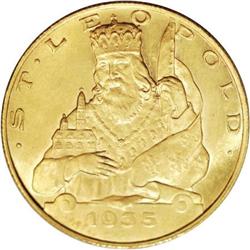 Austria Republic gold 25 Schillings 1935,