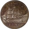 Image 2 : Bermuda George III Penny 1793, KM5, bronzed