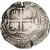 Image 2 : Bolivia Felipe IV cob 8 Reales 1652-E,