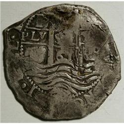 Bolivia Felipe IV cob 8 Reales 1661-E, KM21,
