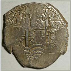 Bolivia Carlos II cob 8 Reales 1690-VR, KM26,