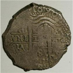Bolivia Carlos II cob 8 Reales 1690-VR, KM26,