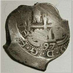 Bolivia Carlos II cob 8 Reales 1697-CH, Km26,