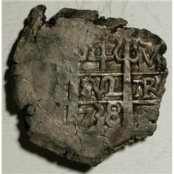 Bolivia Felipe V cob 4 Reales 1738-M, KM30, very