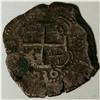 Image 2 : Bolivia Felipe V cob 8 Reales 1736-E, KM31a, VF,