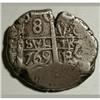 Image 1 : Bolivia Carlos III cob 8 Reales 1769-V & Y,
