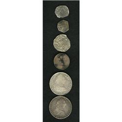 Bolivia Spanish Colonial Silver Selection,