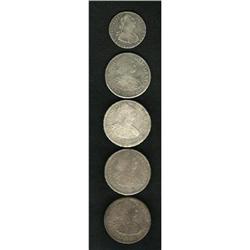 Bolivia Carlos IIII Silver Portrait Types, KM72