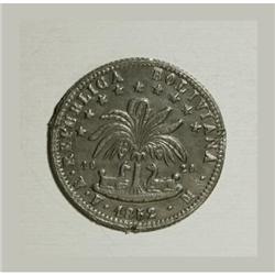 Bolivia Republic Pattern 2 Soles 1852-FM, KM-Pn2