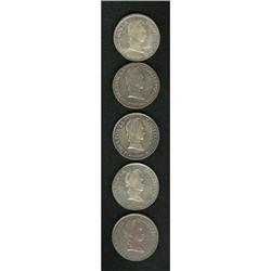 Bolivia Republic 8 Soles Date Selection, KM103,