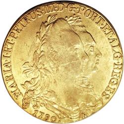 Brazil Maria I & Peter III gold 6400 Reis 1780B,